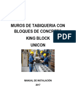 Muros de Tabiqueria Con Bloques de Concr