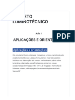 Projeto Luminotécnico