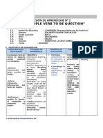 Sesion de Aprendizaje Septima Unidad Segundo A Past Simple Questions