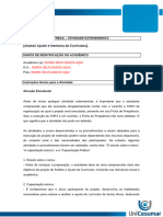 (Análise Ajuste e Mentoria de Currículos) .: Formulário de Entrega - Atividade Extensionista