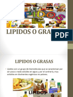 Diapositivas Lipidos o Grasas