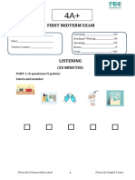 G4A+L+R+W - First Midterm Exam