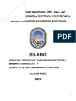 Sílabo Componentes Electrónicos - UNAC