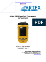 Artex TPS 8700 ELT Tester Operation Manual