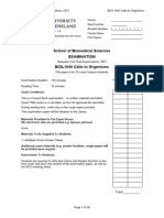 Semester One Final Examinations 2021 BIOL1040