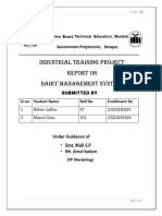 ITR Dairy Management Report2