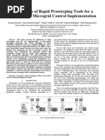 Application of Rapid Prototyping Tools For A Hierarchical Microgrid Control Implementation