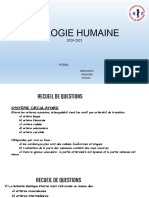 Recueil D'exercices de BIOLOGIE HUMAINE