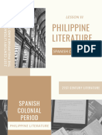 Philippine Literature Spanish Colonial Period