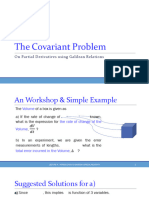 Lecture 3 Workshop-With Partial Derivative Discussion and The Extra Term (Using Galilean Relations)