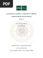 PEC - El Español en América. Variación y Variedad