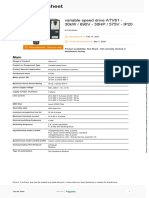 Schneider Electric - Altivar-61-Variable-Frequency-Drives-VFD - ATV61HD30Y