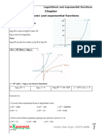 Logarithmic and Exponential Functions