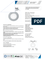 4296 Aircom Micro Circular Empotrable 8W