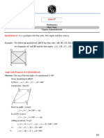 Quadrilaterals - Short Notes