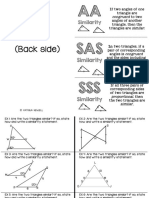 Similar Triangles Foldable