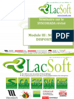 Module III Nouvelles Dispositions