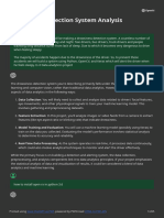 Drowsiness Detection System Analysis