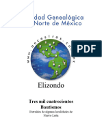 Elizondo - Bautismos - Nuevo Leon - Saltillo