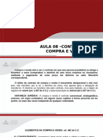 AULA 08 e 09 CONTRATO DE COMPRA E VENDA