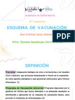 Esquema de Vacunación