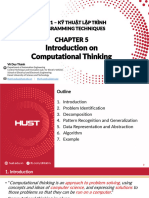 Chapter 5 - Introduction On Computational Thinking