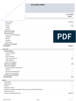 Balance Sheet