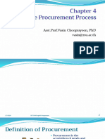 Chapter 4 Procurement Processes