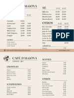 Dalgona Menu