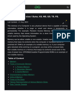 Understanding File Sizes - Bytes, KB, MB, GB, TB, PB, EB, ZB, YB - GeeksforGeeks