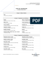 Lista de Substituiã Ã o - Hipertrofia