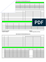 Time Table of Winter Semester, 2024-25-Updated Till 28-10-2024