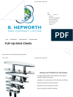 Pull-Up Deck Cleats - Hepworth Group