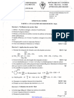 Epreuve de Chimie College Montesquieu Sequence 1 Classe de Tlecd Annee Scolaire 2024-2025