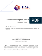 Le Droit Congolais Relatif À La Chasse