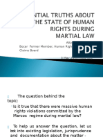 Essential Truth About The Human Right Violation During Martial Law