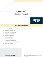 Lect07 NodeJS 2