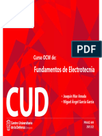 PRAUZ-449 OCW de Fundamentos Electrotecnia 2021 22 Completo