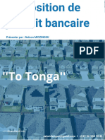 Proposition de Produit Bancaire Tontine 5