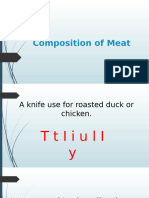 Composition of Meat