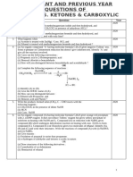 Aldehyde, Ketone & Carboxylic Acid