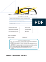 Primer Examen de Economia