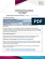 Activity Guide and Evaluation Rubric - Unit 2 - Task 4 - A Journey To The Past