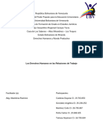 Los Derechos Humanos en Las Relaciones de Trabajo