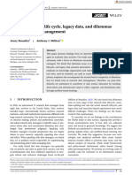 Bossaller 2022 The Research Data Life Cycle Legacy Data and Dilemmas in Research Data