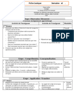 Fiche Pédagogique Ce1 Lexique Champ Lexical de La Musique