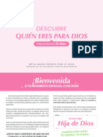 Devocional - Descubre Quién Eres para Dios - 21 Días