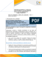 Guia de Actividades y Rúbrica de Evaluación - Unidad 2 - Taller 3 - Opinión Periodística