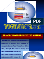 Transdermal Drug Delivery Systems