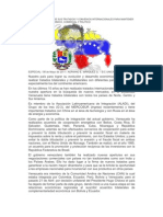 Venezuela Depende de Sus Tratados y Convenios Internacionales para Mantener Su Desarrollo Económico